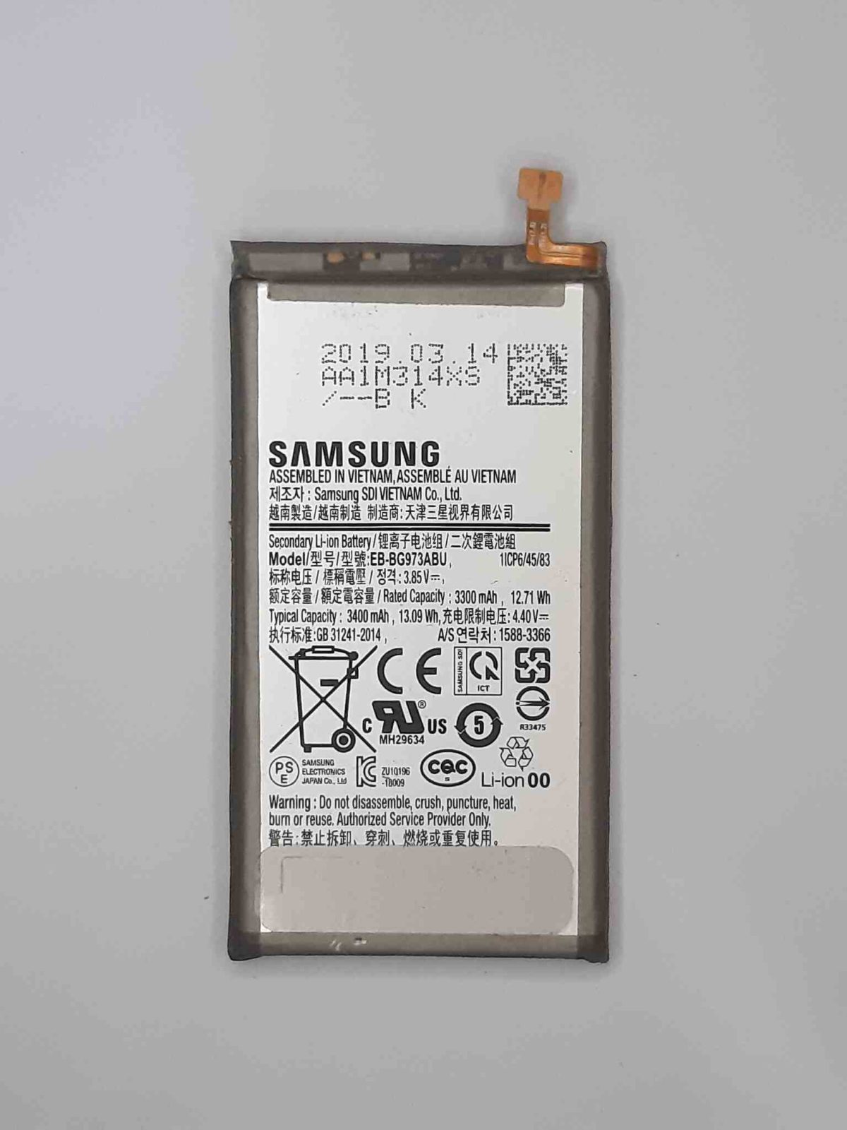 samsung galaxy s10 battery