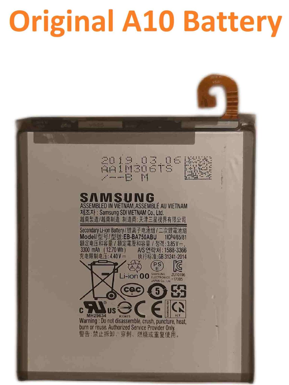 samsung glaxy a10 battery